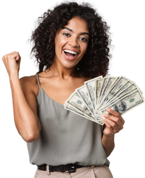 girl with money
